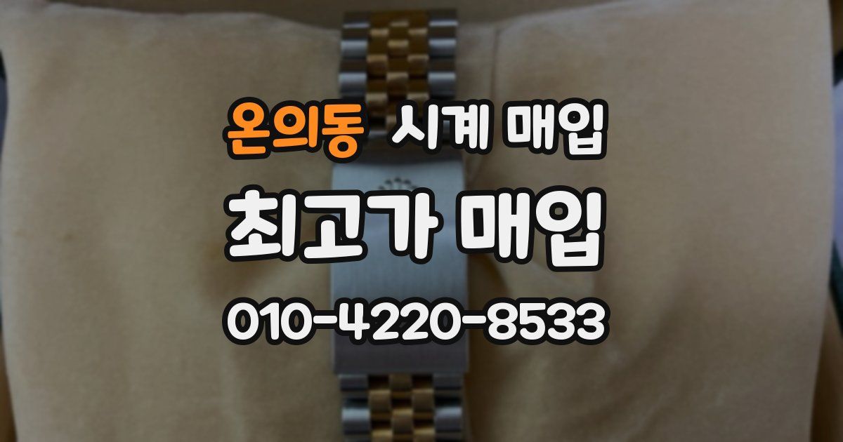 온의동 시계 매입