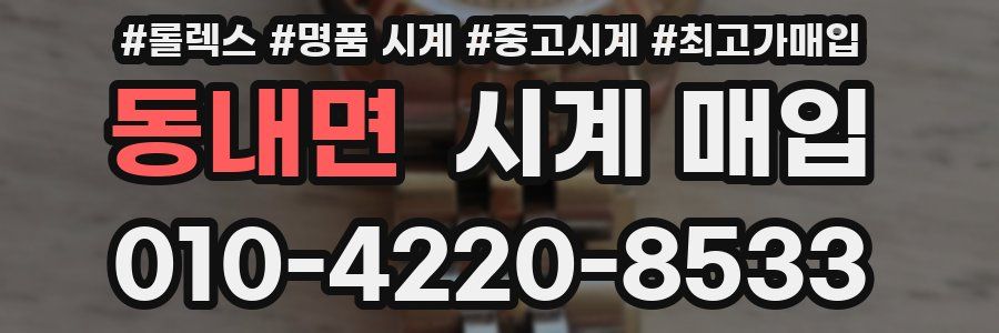 동내면 시계 매입