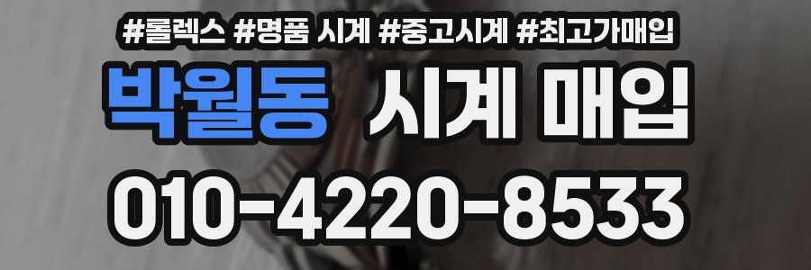 박월동 시계 매입
