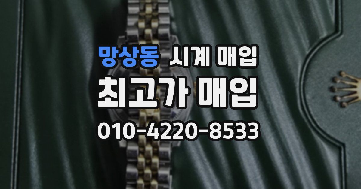 망상동 시계 매입