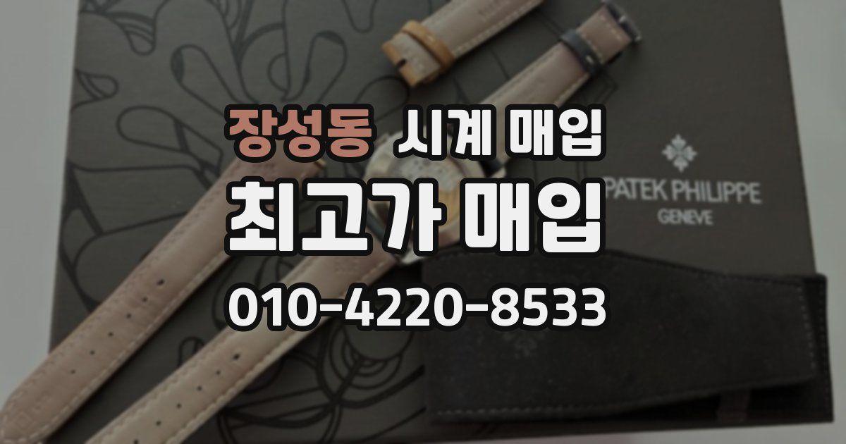 장성동 시계 매입
