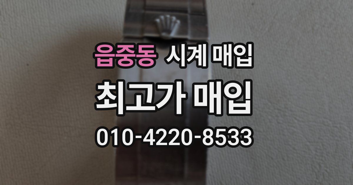 읍중동 시계 매입