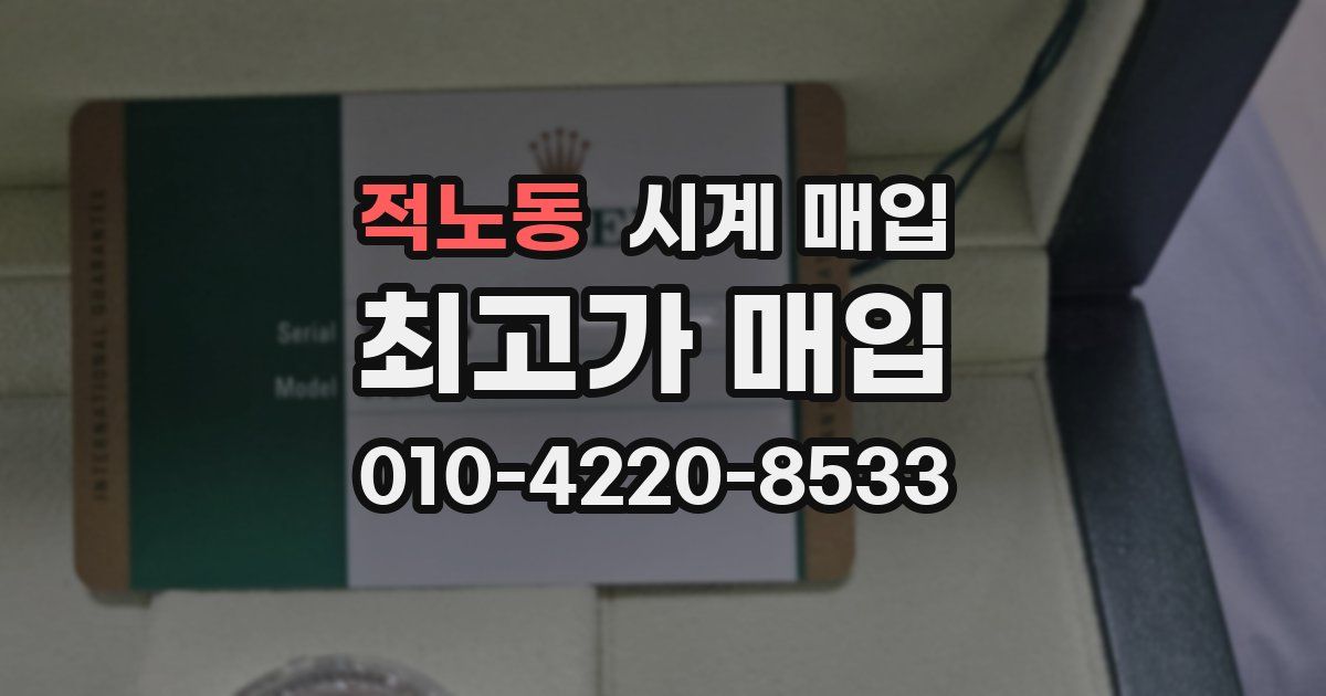 적노동 시계 매입
