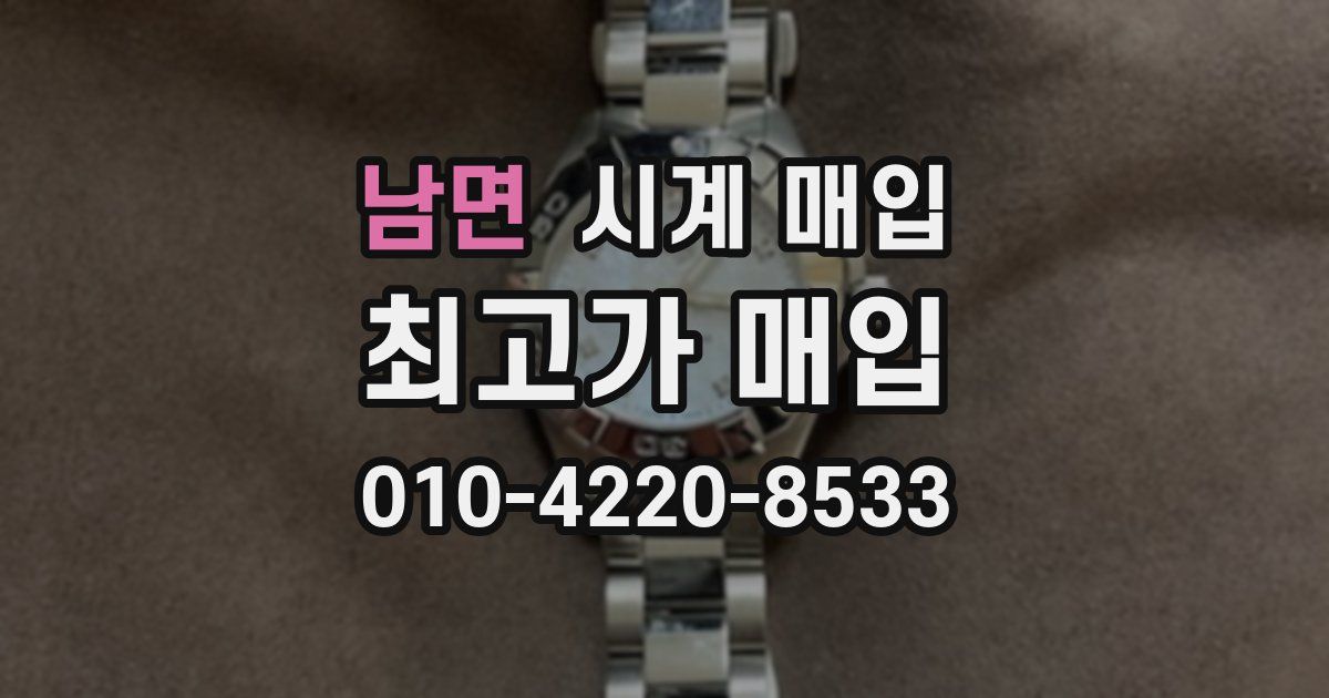 남면 시계 매입