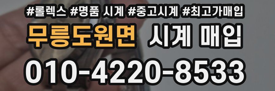 무릉도원면 시계 매입