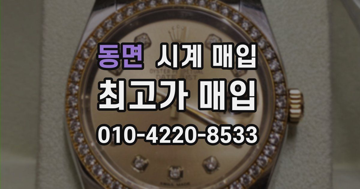 동면 시계 매입