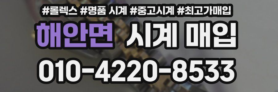 해안면 시계 매입