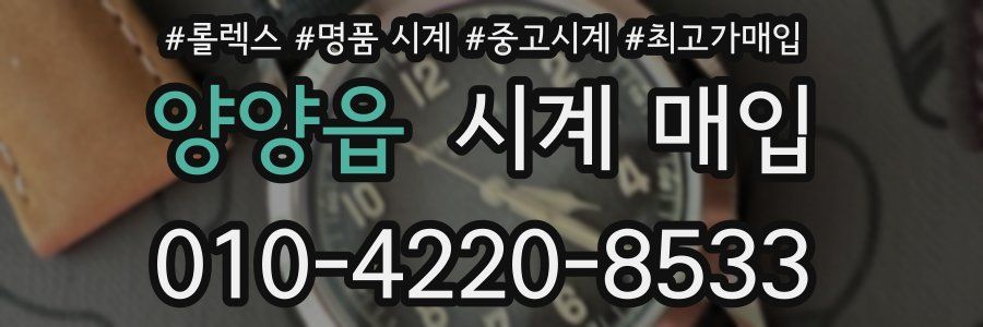 양양읍 시계 매입
