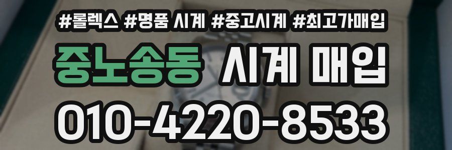 중노송동 시계 매입