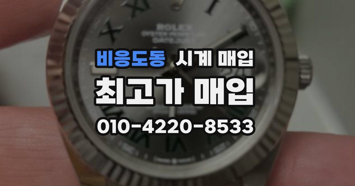 비응도동 시계 매입