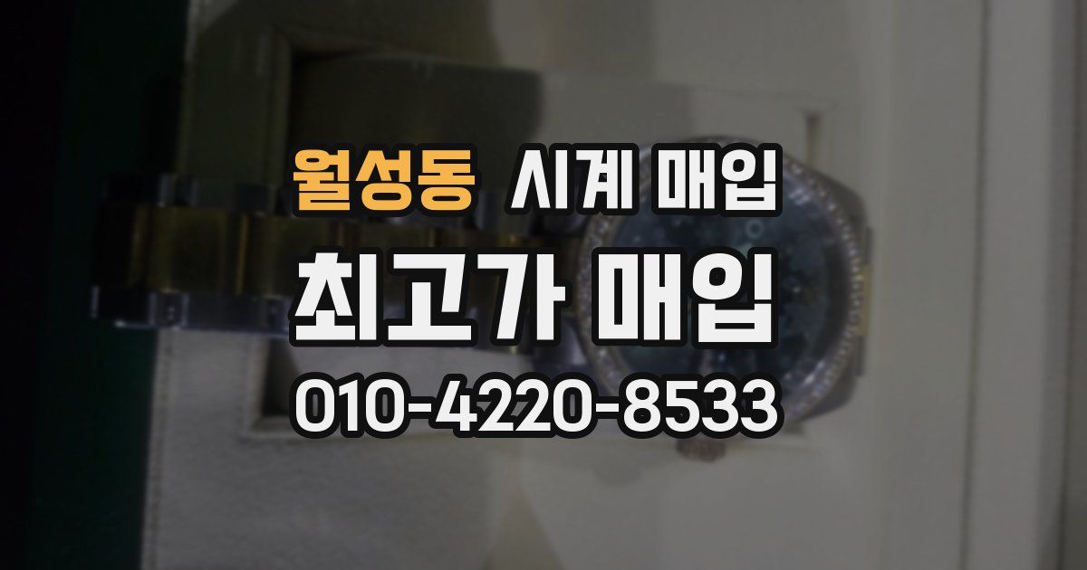 월성동 시계 매입