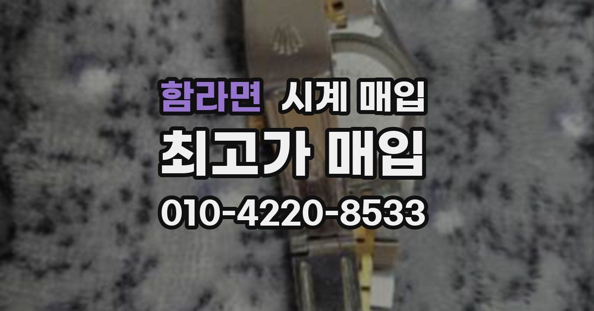 함라면 시계 매입
