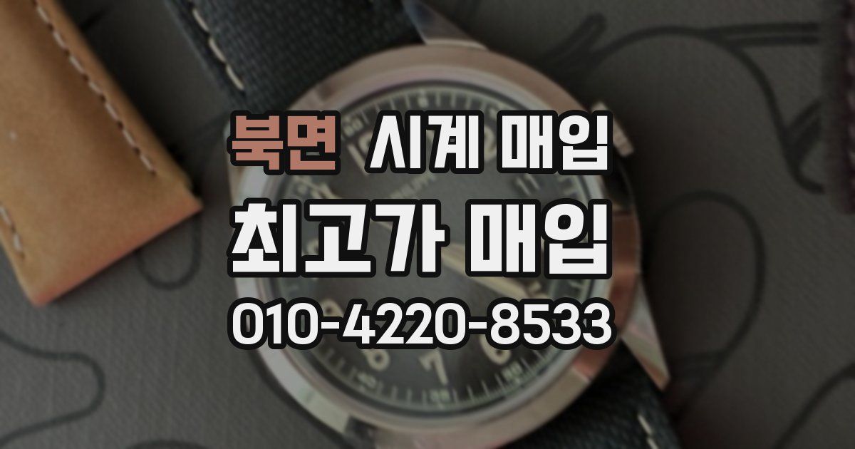 북면 시계 매입