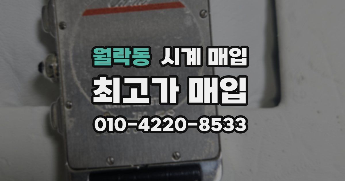월락동 시계 매입