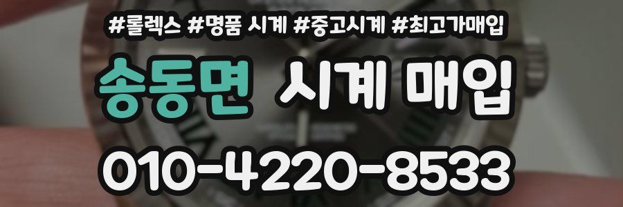 송동면 시계 매입