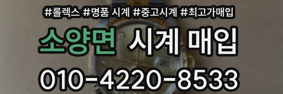 소양면 시계 매입