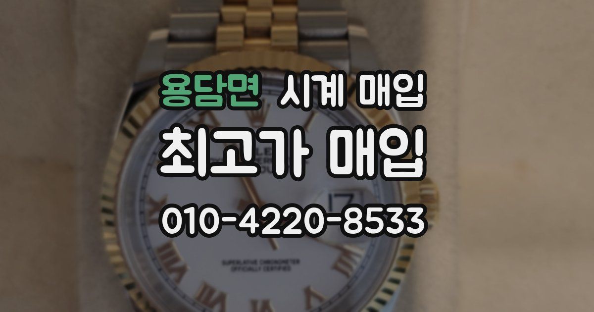 용담면 시계 매입
