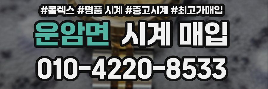 운암면 시계 매입