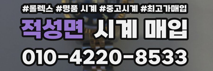 적성면 시계 매입