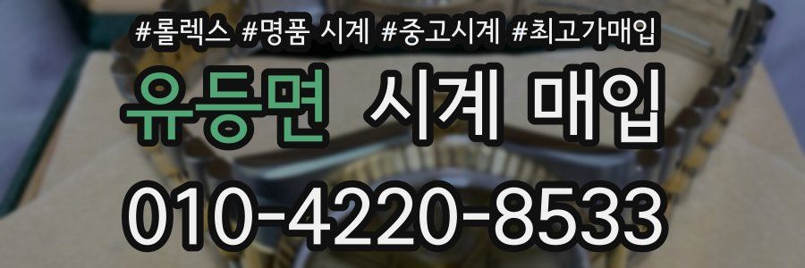 유등면 시계 매입