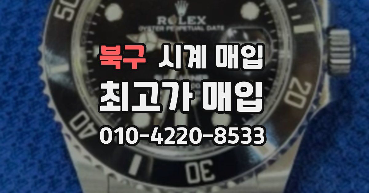 북구 시계 매입