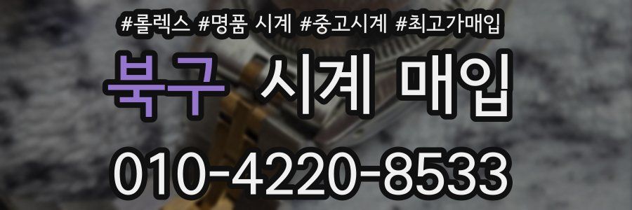 북구 시계 매입
