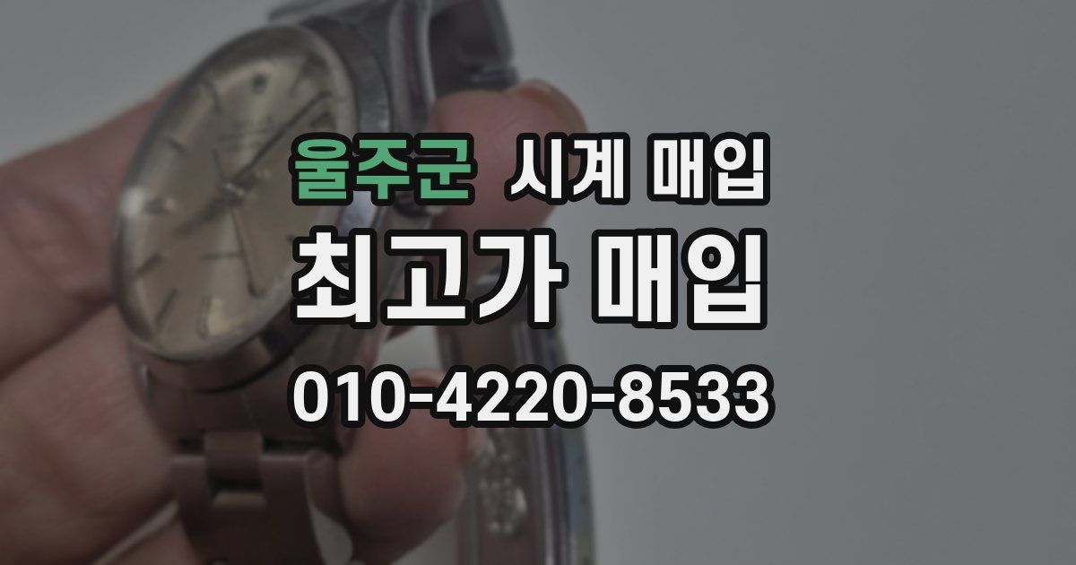 울주군 시계 매입