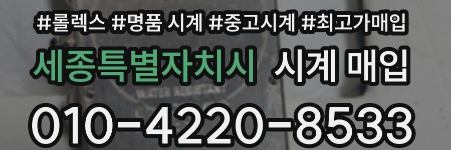 세종특별자치시 시계 매입