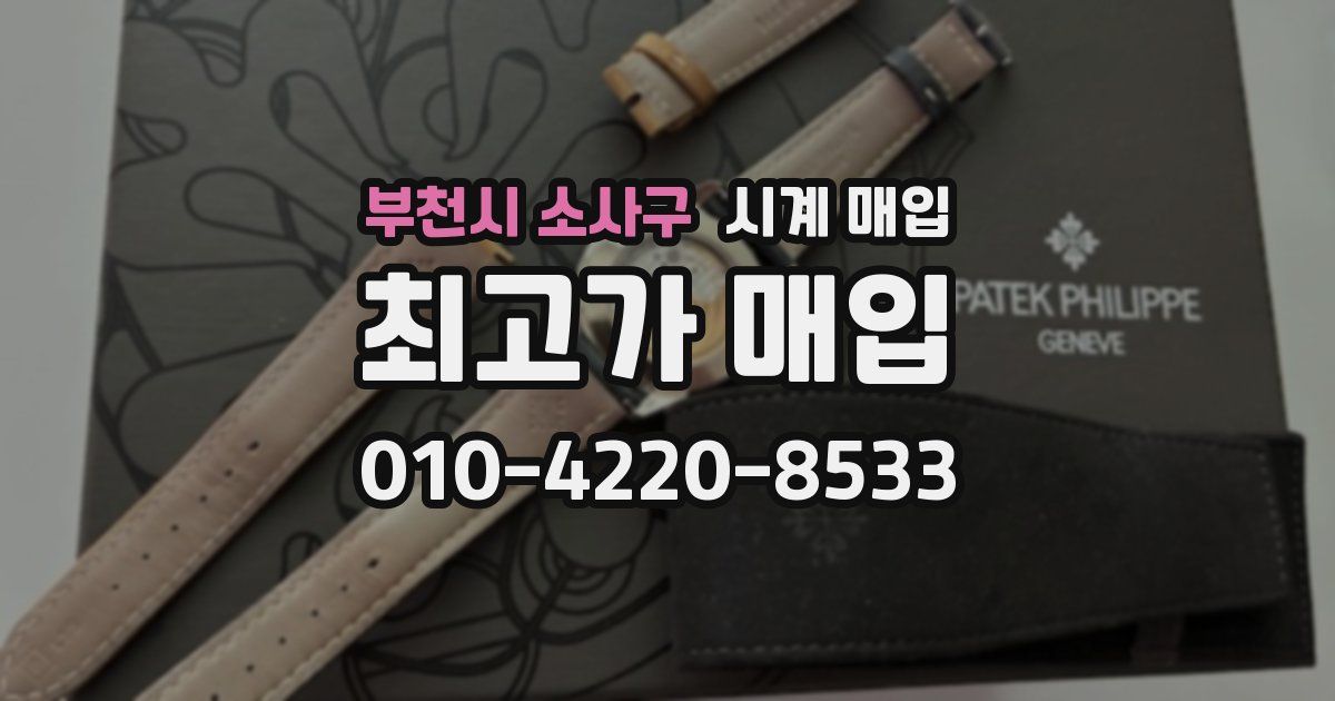 부천시 소사구 시계 매입