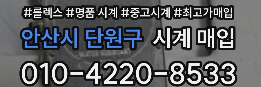 안산시 단원구 시계 매입