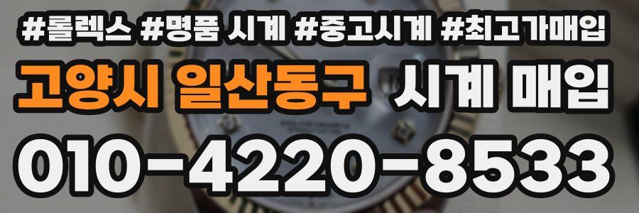 고양시 일산동구 시계 매입