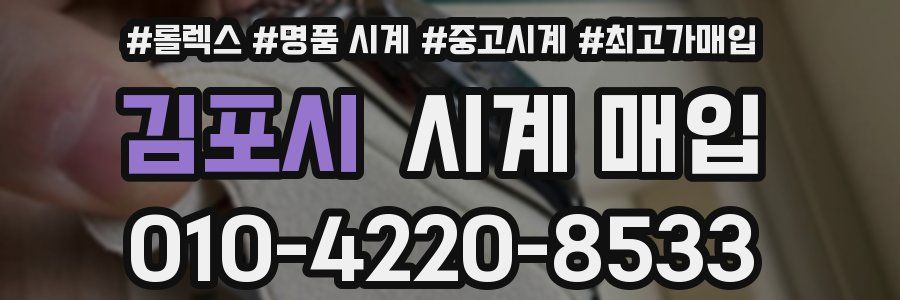 김포시 시계 매입