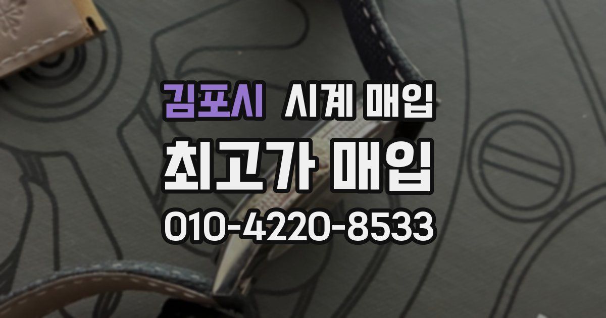 김포시 시계 매입