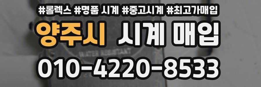 양주시 시계 매입