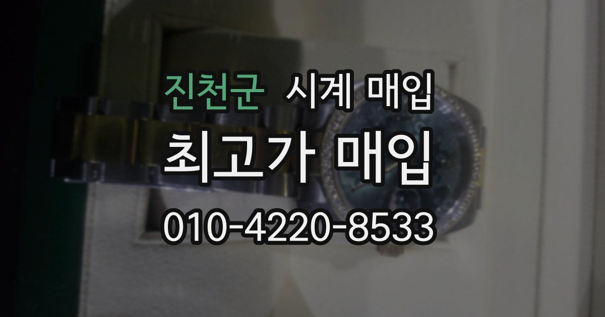 진천군 시계 매입
