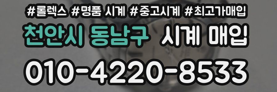 천안시 동남구 시계 매입