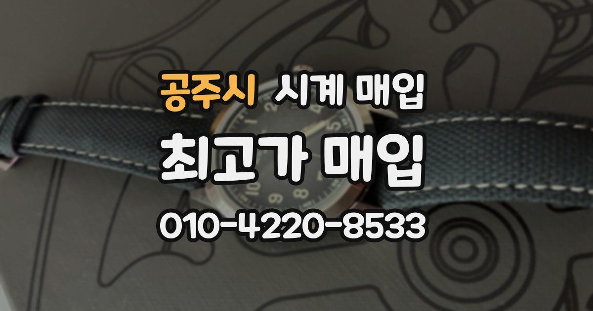 공주시 시계 매입