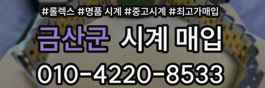 금산군 시계 매입
