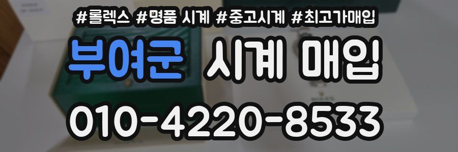 부여군 시계 매입