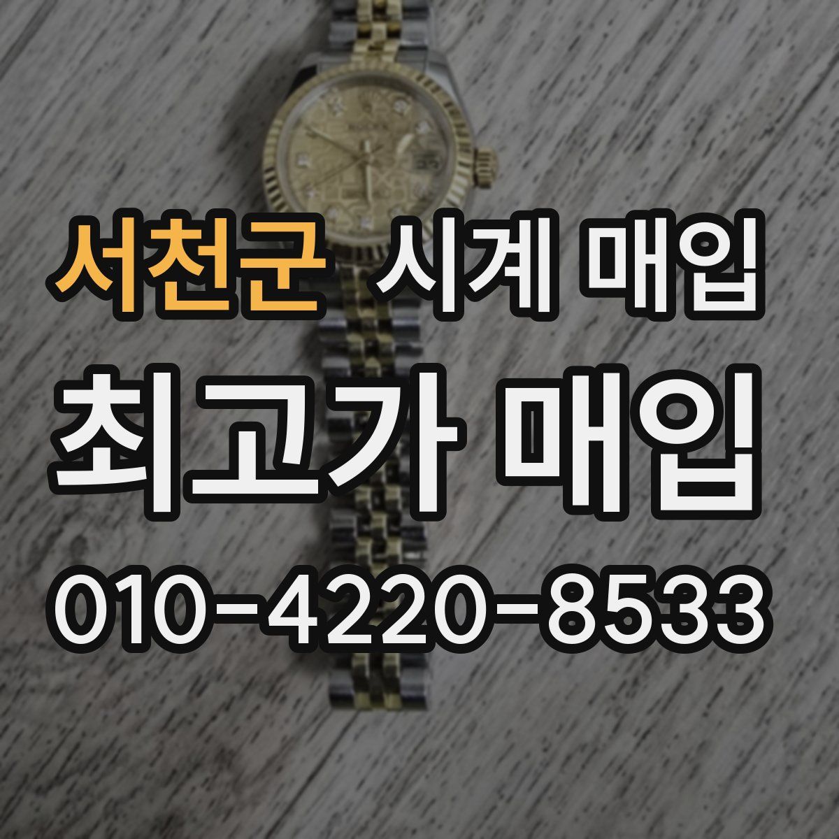 서천군 시계 매입