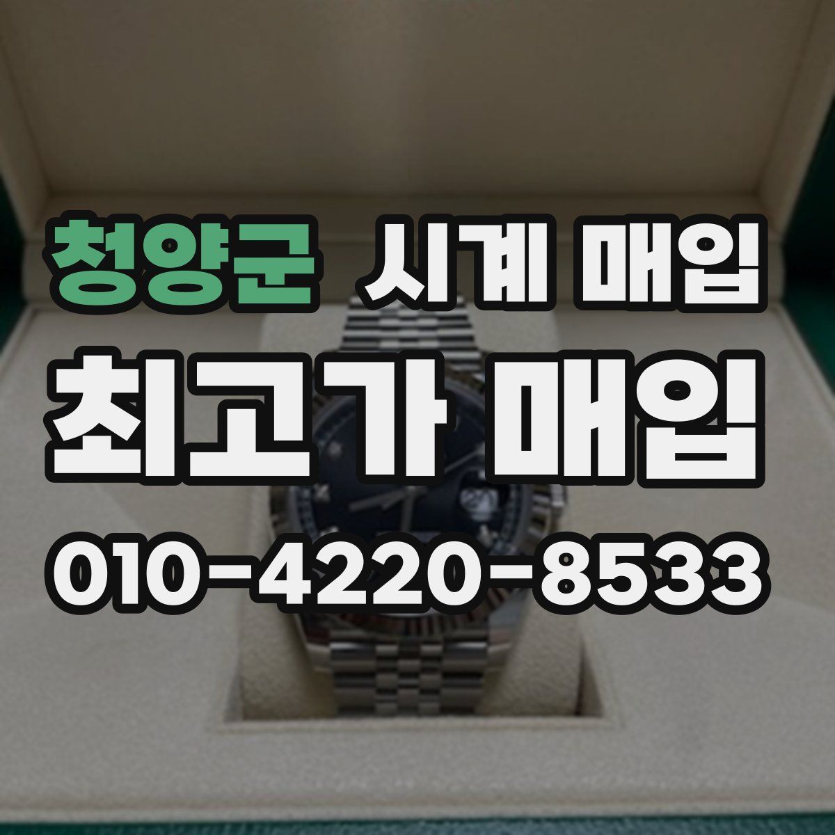 청양군 시계 매입