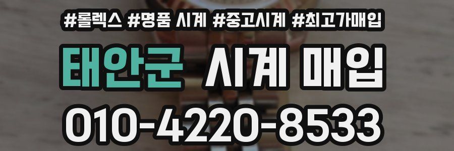태안군 시계 매입