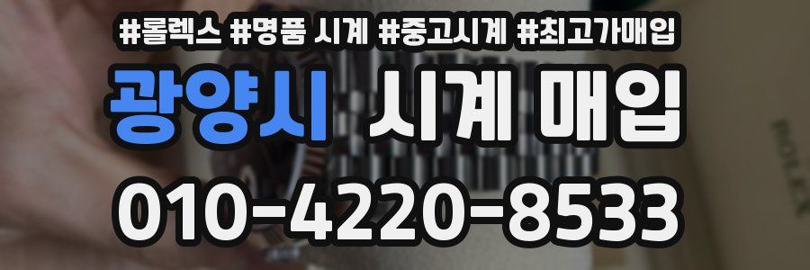 광양시 시계 매입