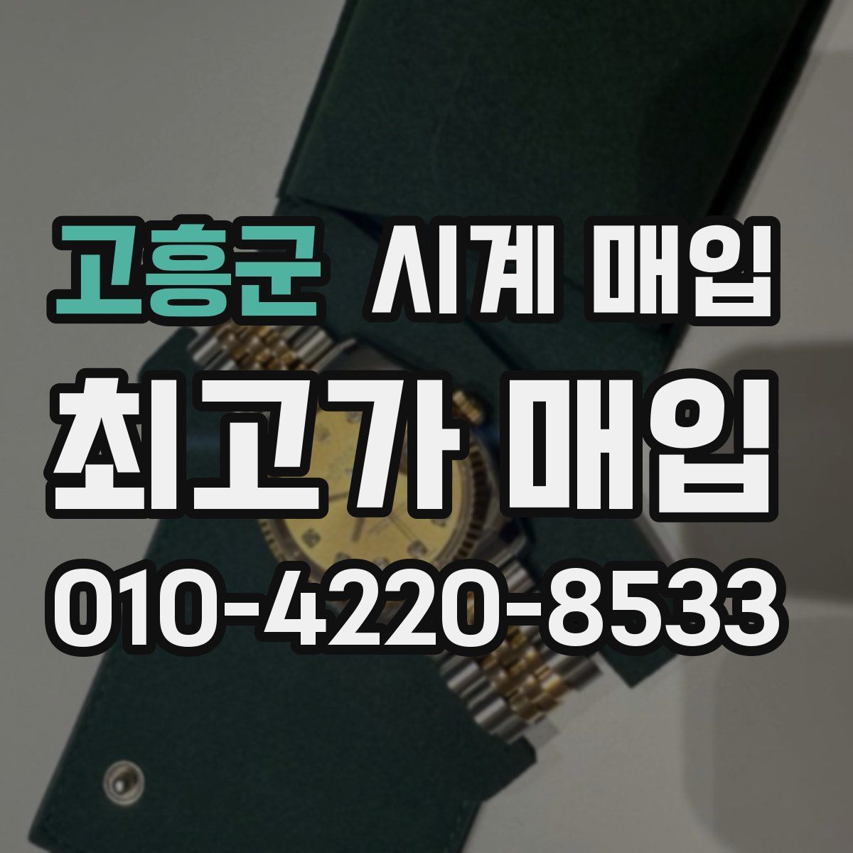 고흥군 시계 매입
