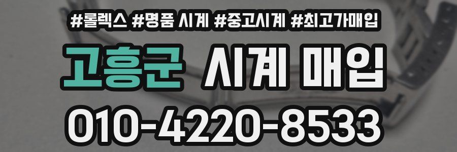 고흥군 시계 매입