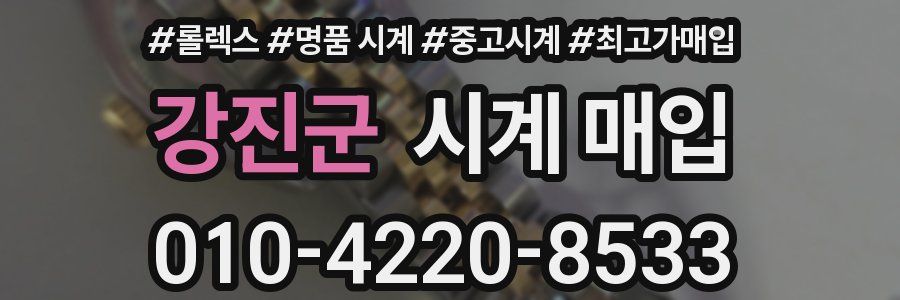 강진군 시계 매입