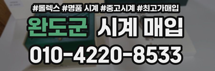 완도군 시계 매입