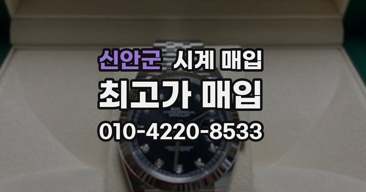 신안군 시계 매입