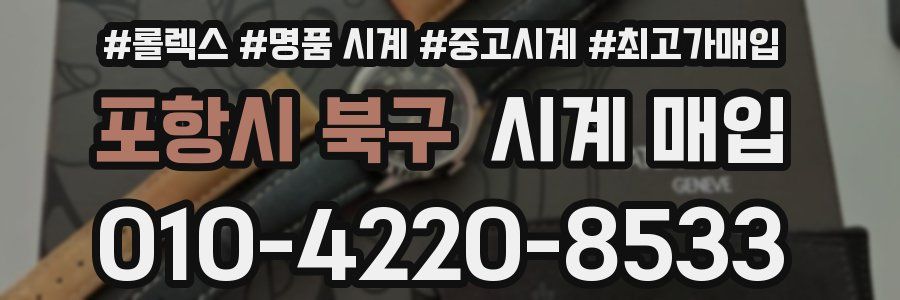 포항시 북구 시계 매입
