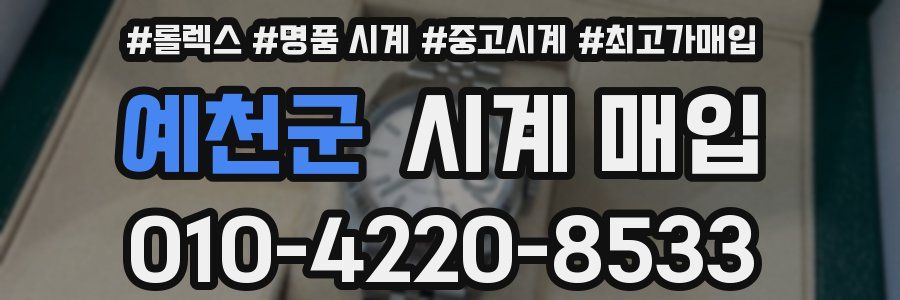 예천군 시계 매입